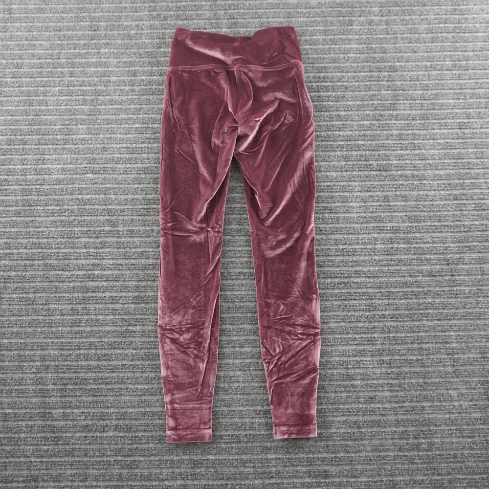 Lululemon Leggings Women 6 Purple Crushed Velvet High Rise Yoga Pants